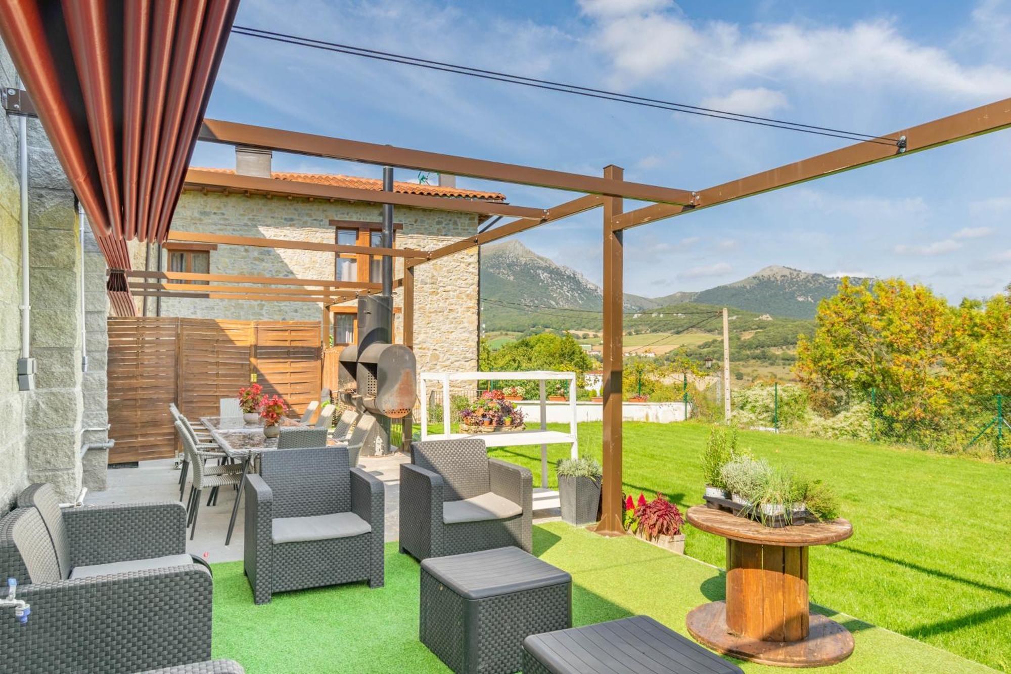 Acogedora Casa Rural Con Jardin Y Barbacoa Proxima A Pamplona Ilzarbe Eksteriør billede