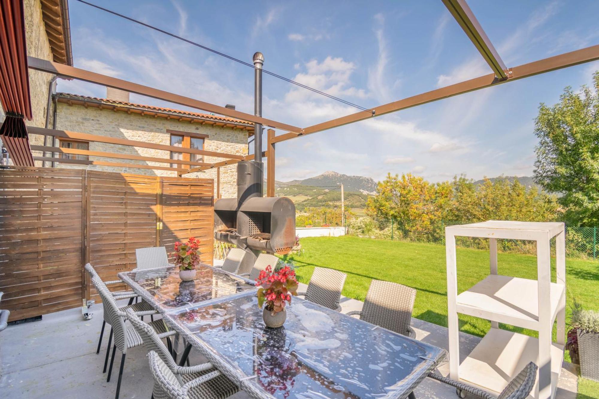 Acogedora Casa Rural Con Jardin Y Barbacoa Proxima A Pamplona Ilzarbe Eksteriør billede